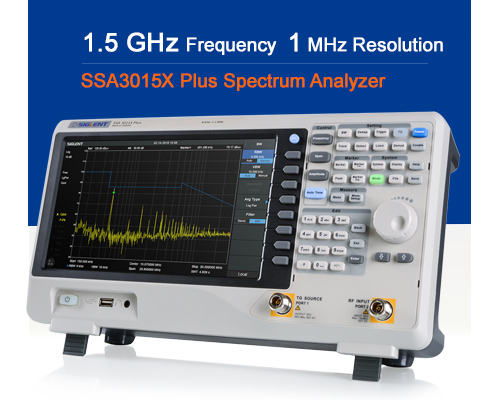 ささページ　SCO-254/CW TestEquity: Siglent SSA3015X Plus Spectrum Analyzer, 9KHz to 1.5